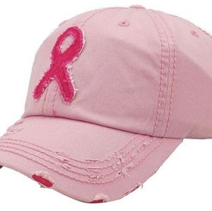 Hats.  Breast Cancer Awareness